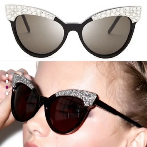 NIB Wildfox Le Femme 2 Sunglasses with case and Box - www  display picture 1